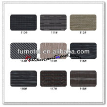T097 450*300mm PVC Ribbed Dark Color Placemat